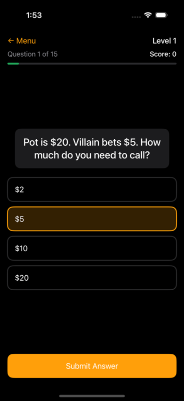 Poker Math App Screenshot 3