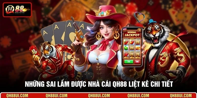 Những sai lầm được nhà cái QH88 liệt kê chi tiết