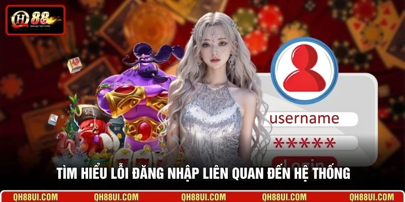 Tìm hiểu lỗi đăng nhập liên quan đến hệ thống